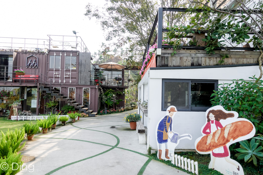 嘉義景點 「幸福山丘」景觀餐廳，夢想中的莊園就在這裡，適合情侶、親子，自家烘焙美味的甜點及餐點。