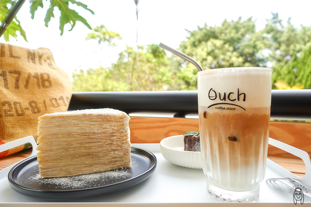台南楠西梅嶺美食 | Ouch Coffee，梅嶺隱藏版咖啡廳，有超高層數千層蛋糕跟豐富甜點、飲品。