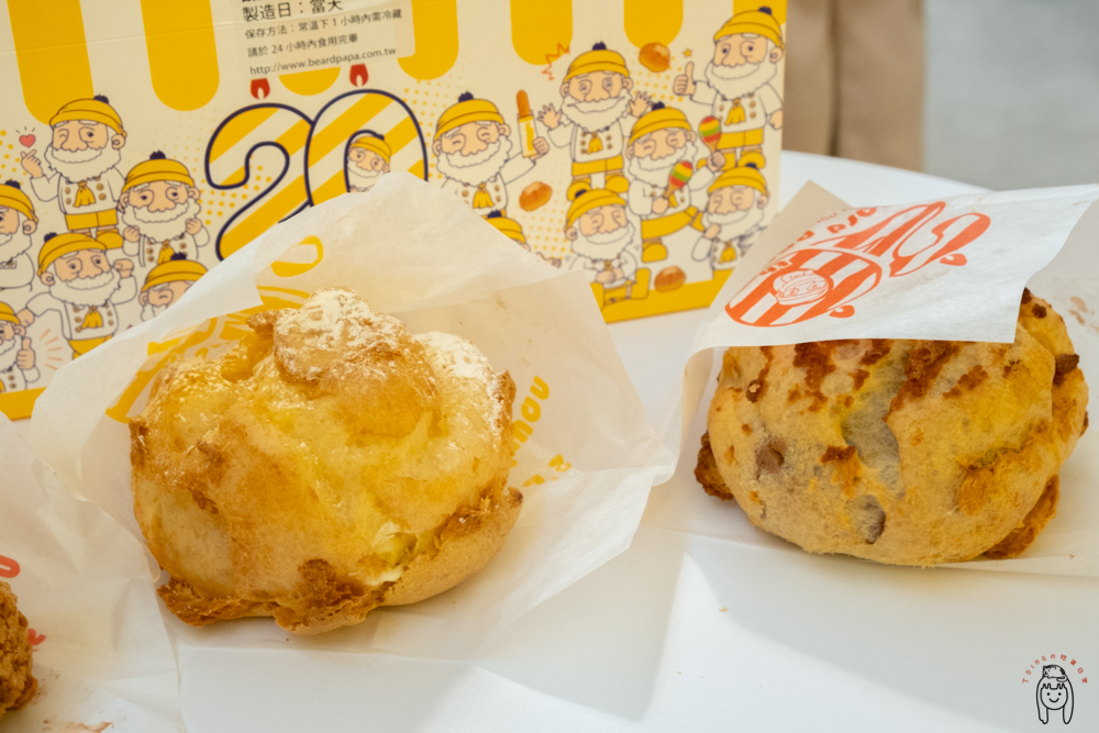 台南三井Outlet美食｜Beard Papa's日式泡芙工房，HERSHEY'S期間限定口味，四種泡芙口感一次介紹！